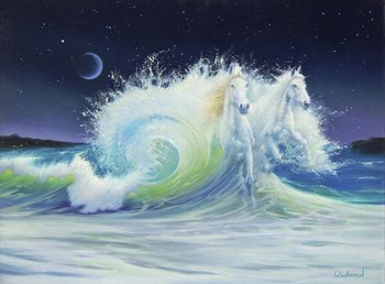 The Restless Seas by Jim Warren art print