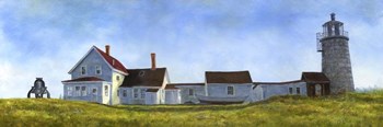 Monhegan Island Light by John Morrow art print