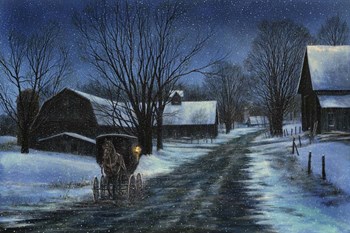 Night Ride by John Morrow art print