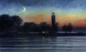 River Cresent by John Morrow art print