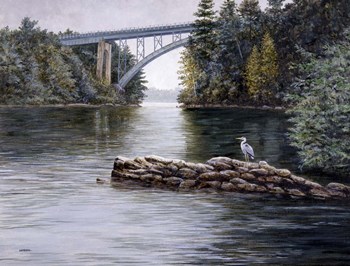 River of Blues by John Morrow art print