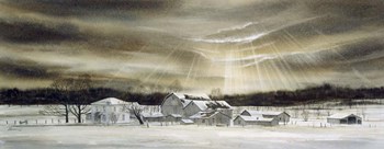 The Eye of Winter by John Morrow art print