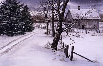 Through the Woods by John Morrow art print