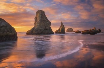 Bandons New Year Eve Light Show by Darren White Photography art print