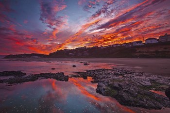 Lincoln City Fire by Darren White Photography art print