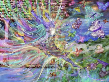 Butterfly Ballet by Stephanie Analah art print