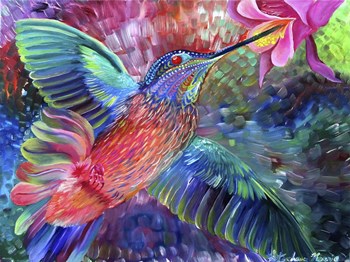 Hummingbird&#39;s Song by Stephanie Analah art print
