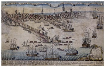Boston Revere 1768 by Vintage Lavoie art print