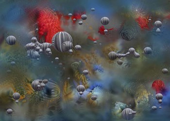 Structure Grey by RUNA art print