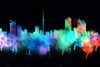 Cityscape 6 by ALI Chris art print
