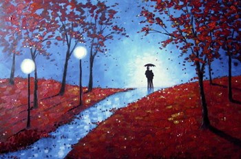 Autumn Night by Angie Livingstone art print