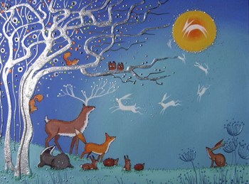 Enchanted Night by Angie Livingstone art print