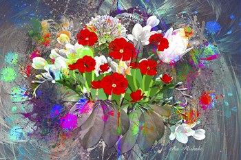 Flowers Explosion by Ata Alishahi art print