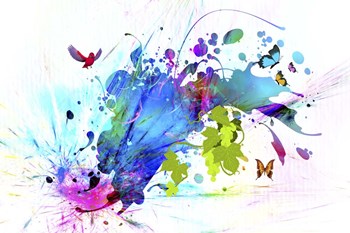 Explosion 1 by Ata Alishahi art print