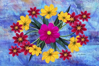 Flower Design 2Mz by Ata Alishahi art print