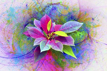 Flower Design 7N by Ata Alishahi art print