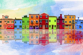 Color Town 8A by Ata Alishahi art print