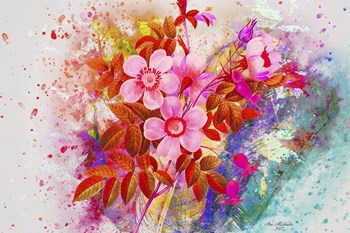 Flower Design K3 by Ata Alishahi art print