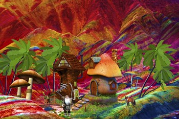 Dreamy Land 2M by Ata Alishahi art print