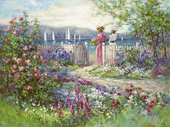 Spring Reflection by Barbara Mock art print