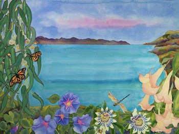 Merrie's Seascape by Carissa Luminess art print