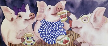 Tea for Three by Carissa Luminess art print