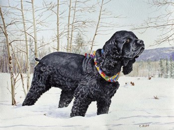 Too Much Snow by Carol J Rupp art print