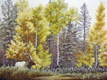 Autumn Begins by Carol J Rupp art print