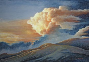 Mountain Sunrise by Carol J Rupp art print