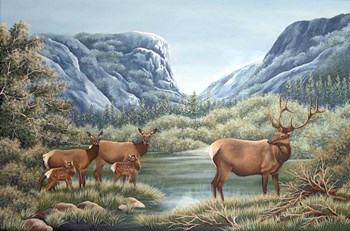 High Meadow Yosemite by Carol J Rupp art print
