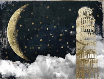 Cloud Cities Pisa by Color Bakery art print