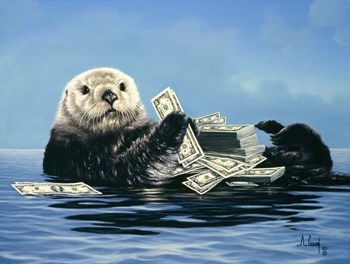 Loads of Money by Anthony Casay art print