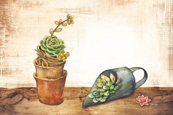 Vintage Planting Scoop by Marla Rae art print