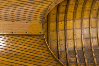 Vintage wooden Canoe Detail by Cindy Miller Hopkins / Danita Delimont art print