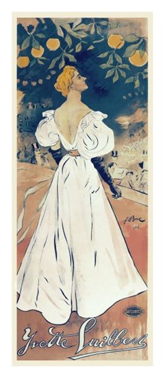 Yvette Guilbert by Ferdinand Bac art print