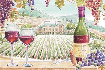 Wine Country I by Daphne Brissonnet art print