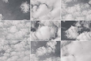 In the Clouds Collage by Wild Apple Portfolio art print