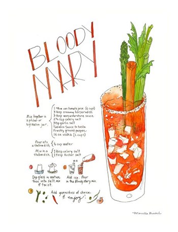 Bloody Mary by Marcella Kriebel art print