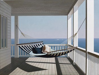 Hammock &amp; Pillows by Zhen-Huan Lu art print