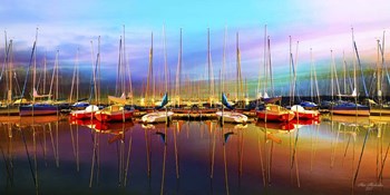 Calm Colorful Day by Ata Alishahi art print