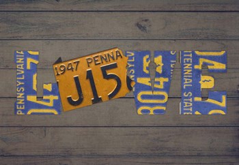 PA State Love by Design Turnpike art print