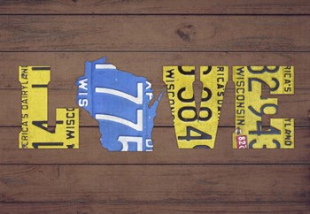 WI State Love by Design Turnpike art print