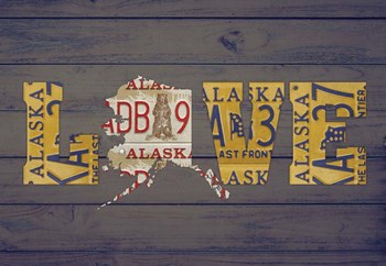 AK State Love by Design Turnpike art print