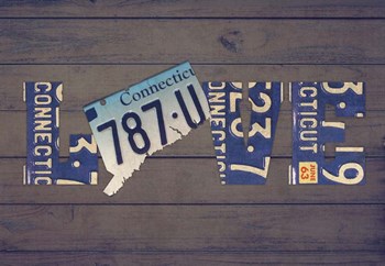 CT State Love by Design Turnpike art print
