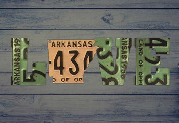 AR State Love 2 by Design Turnpike art print