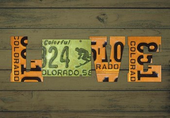 CO State Love by Design Turnpike art print