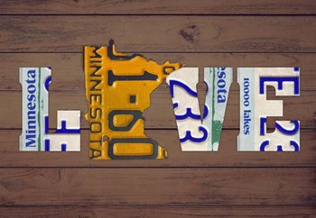 MN State Love by Design Turnpike art print