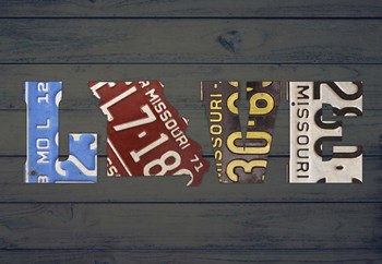 MO State Love by Design Turnpike art print