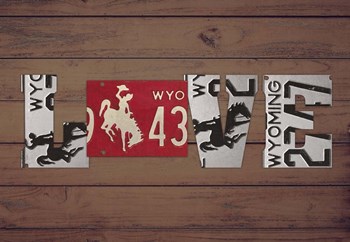 WY State Love by Design Turnpike art print