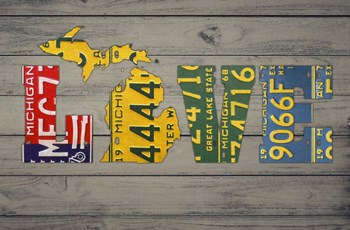 MICH State Love by Design Turnpike art print